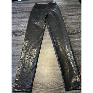 OFFLINE by Aerie Womens Snake Print High Waisted Black Leggings Size S Small